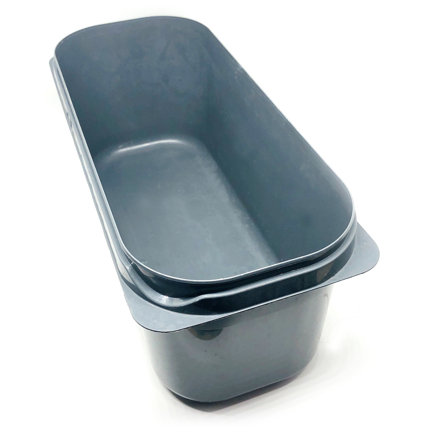 Grey Plastic Ice Cream Tub with lid Scrap Centre of Creative Reuse