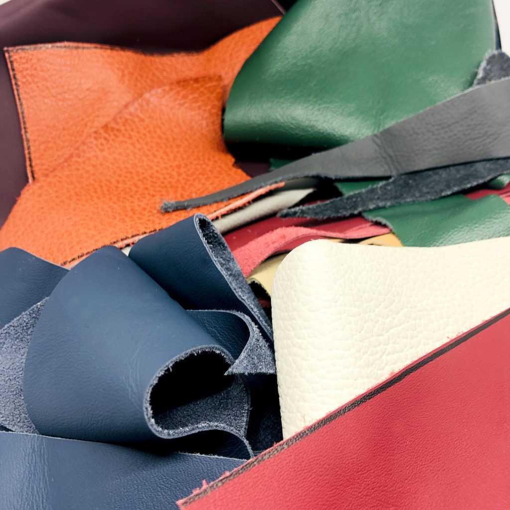 Leather Scraps 1kg Scrap Centre of Creative Reuse